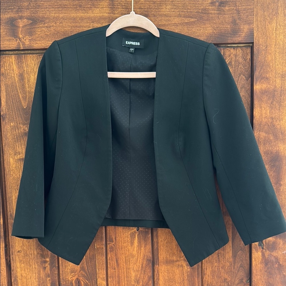Express Cropped Tailored Blazer | Like New